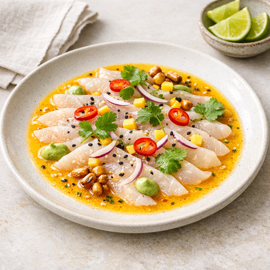 Tiradito de pescado