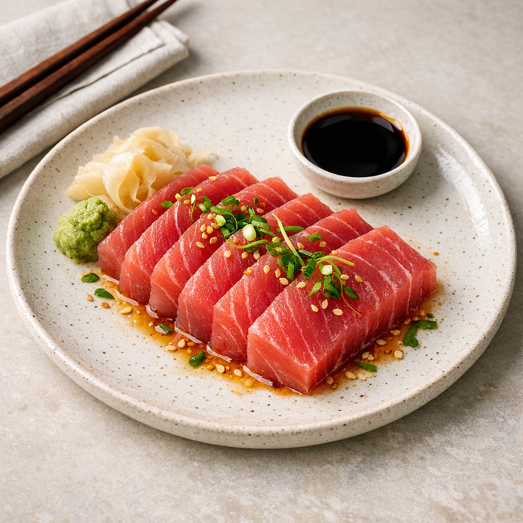 Sashimi de atún