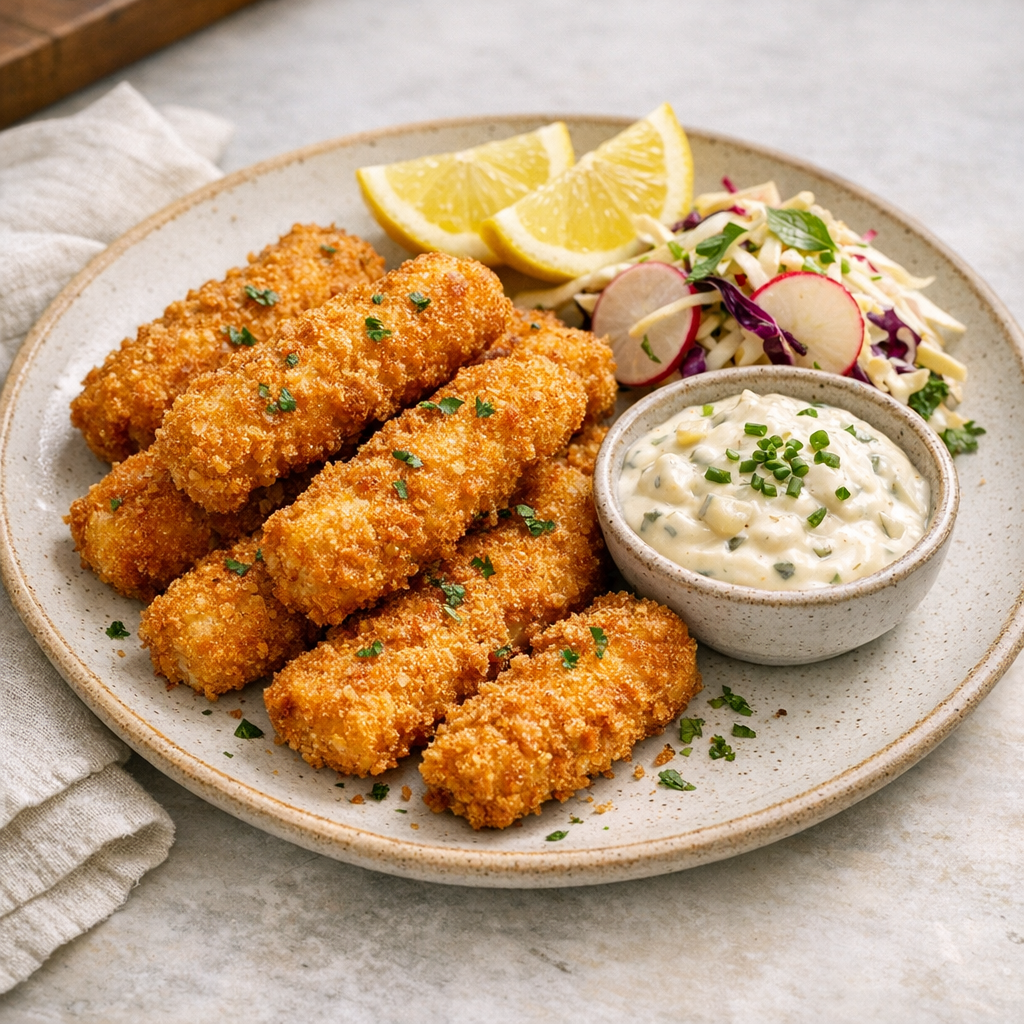 Dedos de pescado empanizado