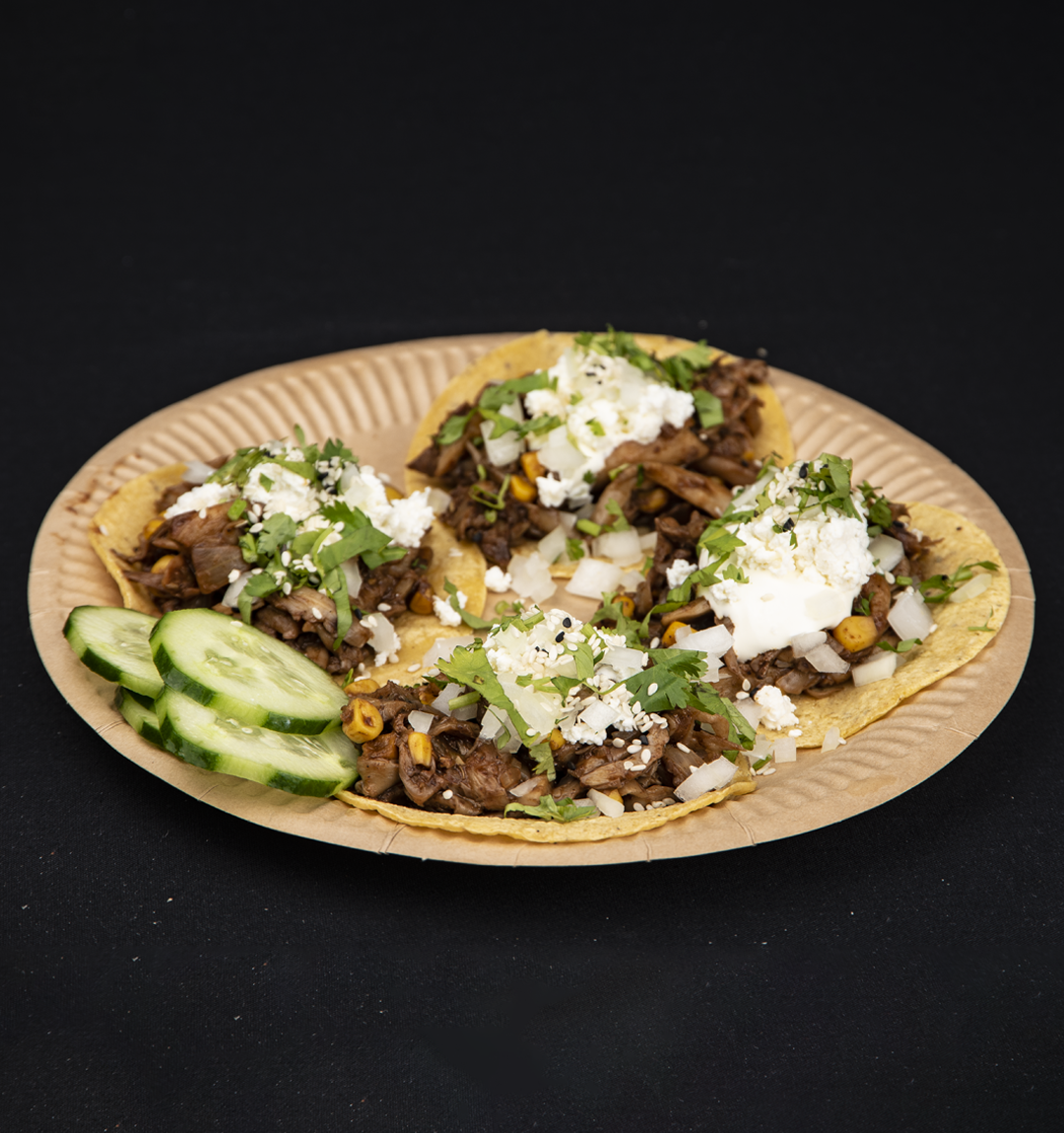 Tacos Setas con Mole