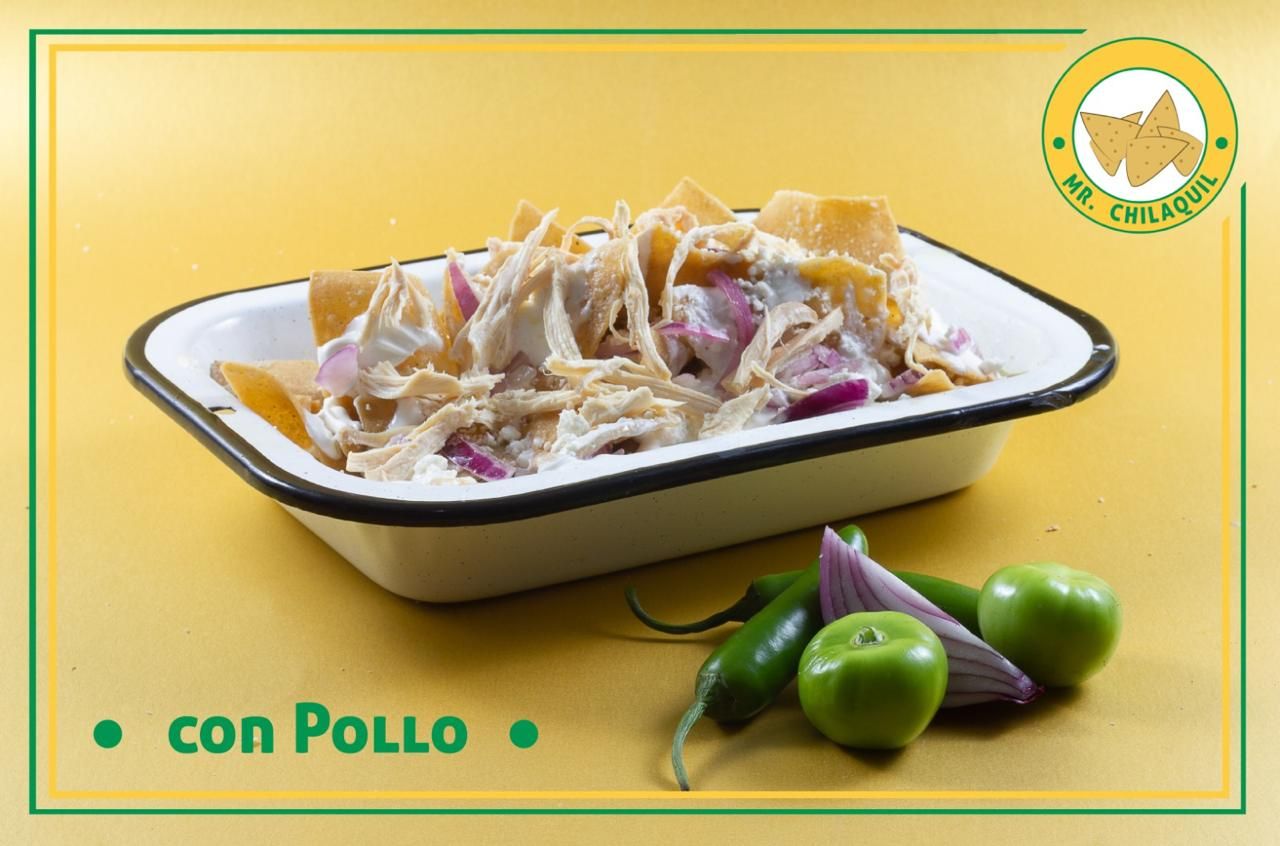Chilaquiles con pollo
