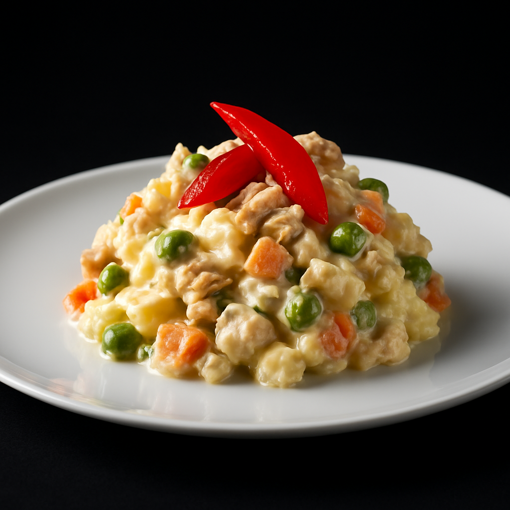 Ensalada rusa con atún 